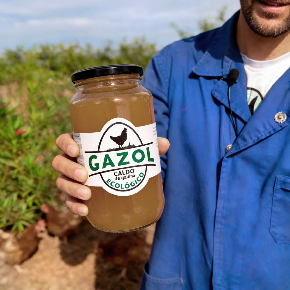 Caldo Ecológico de Gallina Gazol